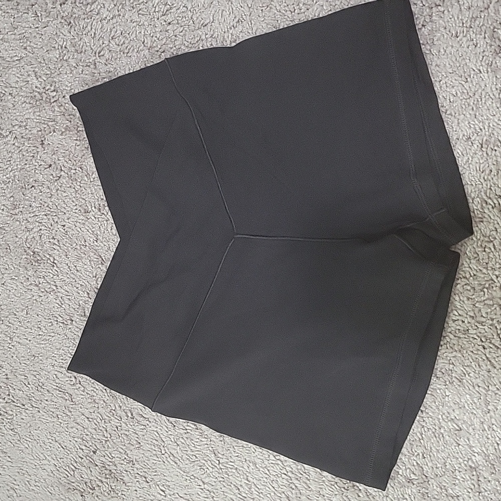 Aerie Black High-Waisted Shorts